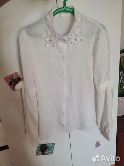 Школьные блузки 122-128