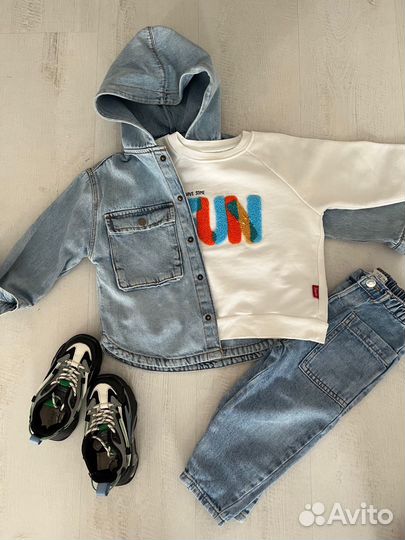 Джинсовая куртка -рубашка