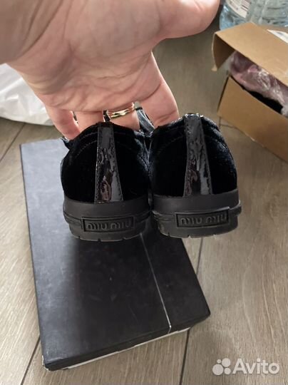 Кеды miu miu оригинал