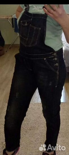 Джинсовый комбинезон Турция