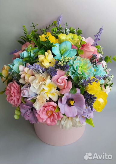 Букет цветов из мыла