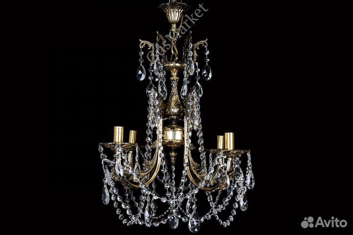 Бронзовая люстра 