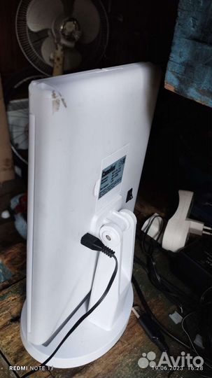 Зеркало с подсветкой настольное