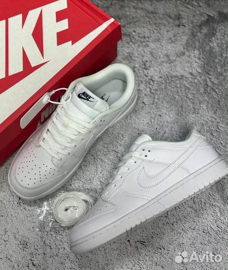 Кроссовки Nike Sb Dunk белые арт:246