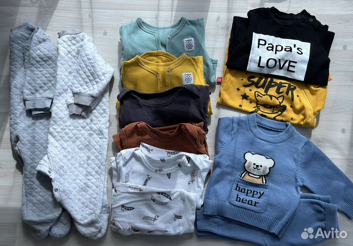 Одежда пакетом для малыша (62-68р)