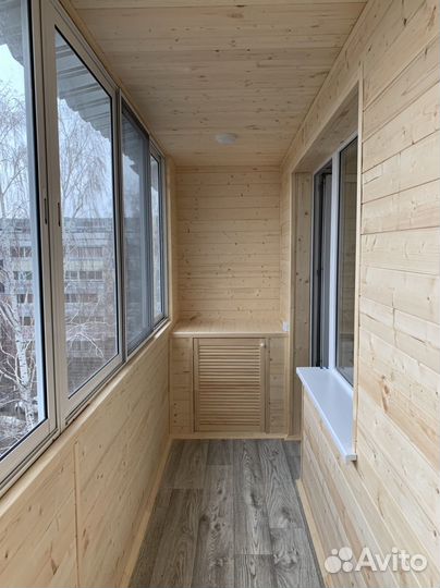 Обшивка лоджий и балконов