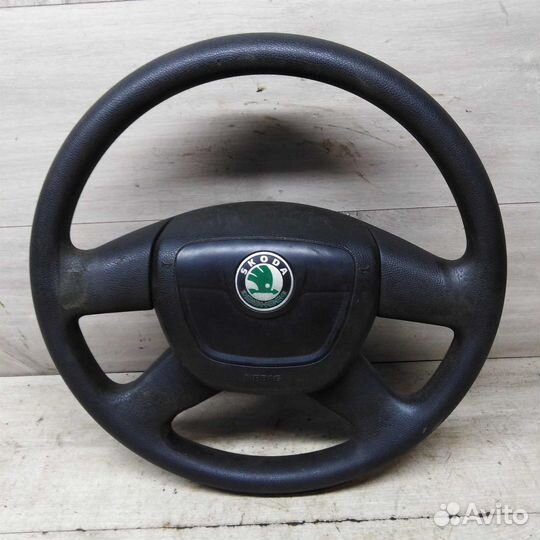 Руль с Airbag Skoda Octavia A5 рест потёртости
