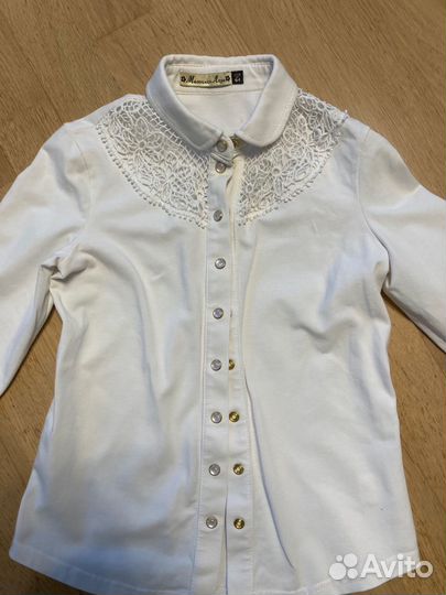 Блузка школьная Маленькая леди 128