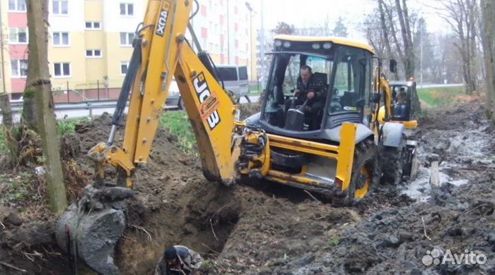 Аренда экскаватора погрузчика