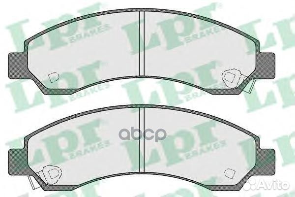 Колодки тормозные дисковые 05P1568 Lpr