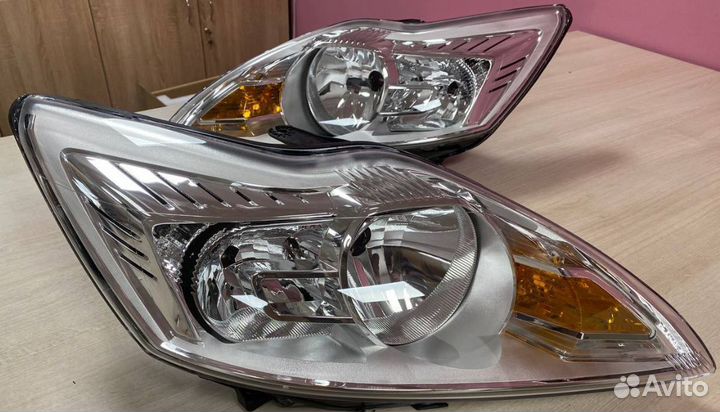Форд Фокус 2 фара хром левая новая 2007-2011