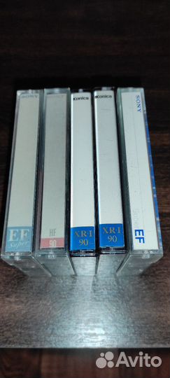 Аудиокассета sony EF 90, konica XR I 90