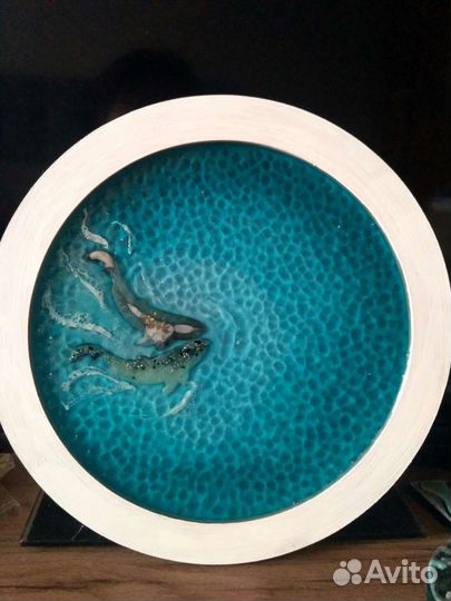 Картина панно Киты