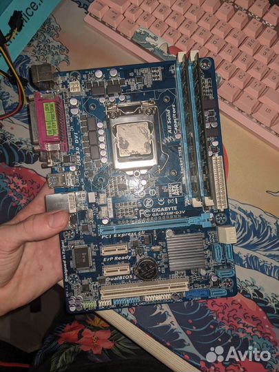 Материнская плата socket 1155 i5 i3