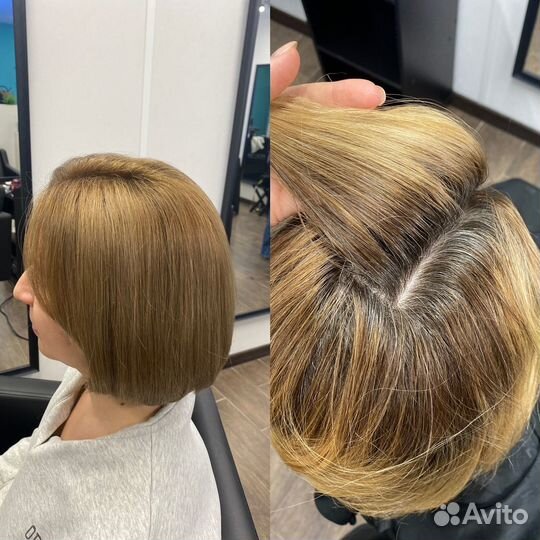 Окрашивание волос в салоне