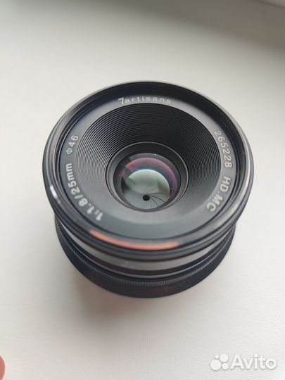 Объектив 7artisans 25mm f/1.8 Fujifilm x-mount