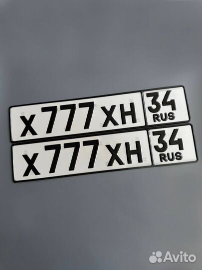 Изготовление номеров жирный шрифт