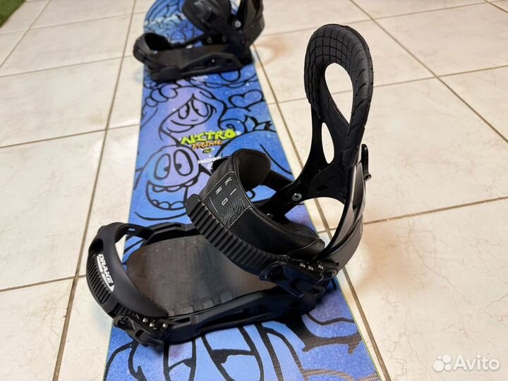 Мужской сноуборд комплект Nitro - 158 + Drake - L