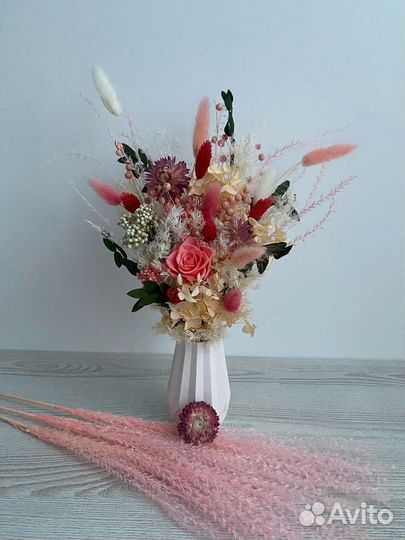 Букет из стабилизированных цветов