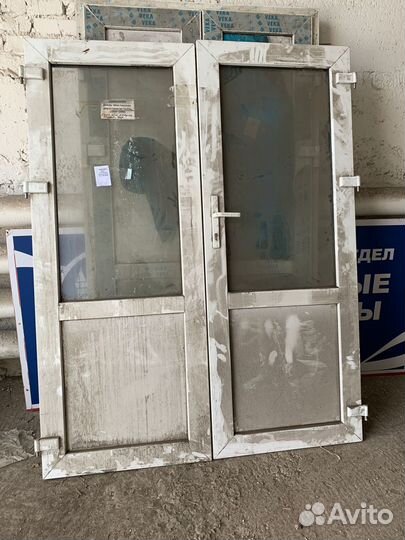 Дверь пластиковая двустворчатая 1600*2000