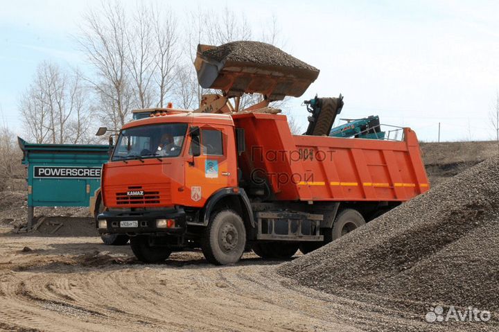 Щебень гравийный под подушку