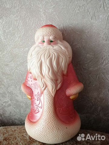 Дед Мороз ватный СССР, звезда на ёлку