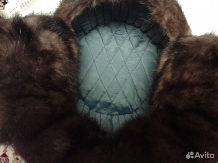 Шапка-ушанка норковая мужская