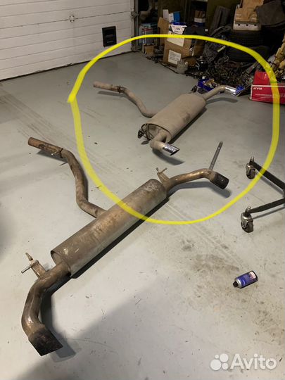 Глушитель на BMW X5 e70