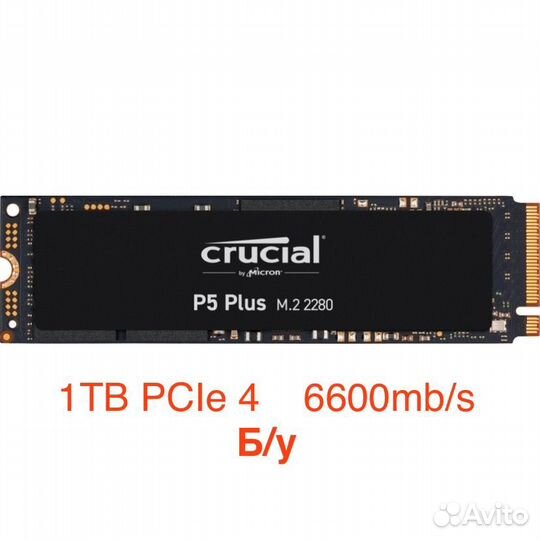 SSD Crucial P5 Plus 1 TB PCIe M.2 2280SS