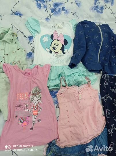 Большой пакет вещей для девочки