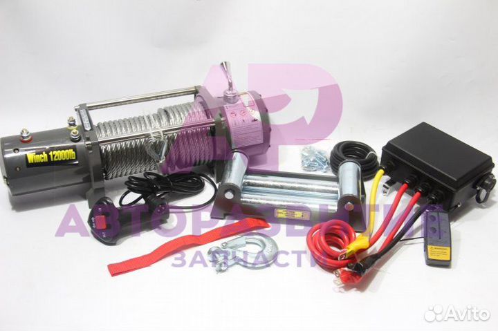 Лебедка электрическая 24V Electric Winch 12000lbs