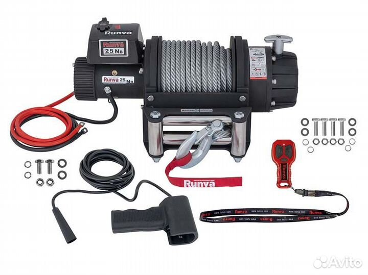 Лебедка для эвакуатора Runva EWB 25000 U 24V