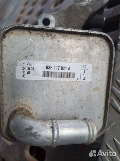 Корпус масляного фильтра теплообменник Шкода Етти