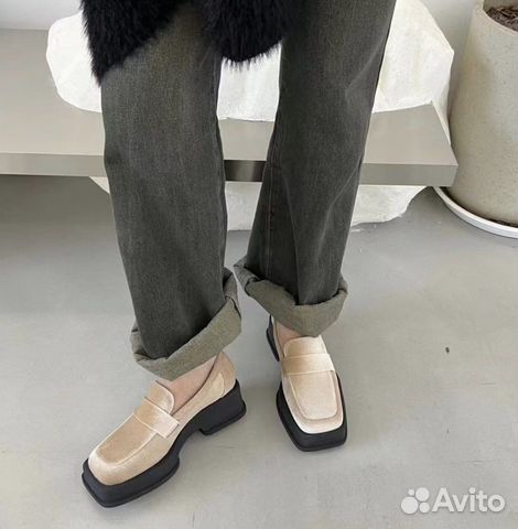 Туфли на массивной подошве