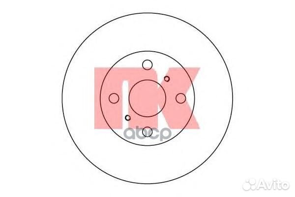 204543 Диск тормозной toyota corolla 1.3-2.0 92