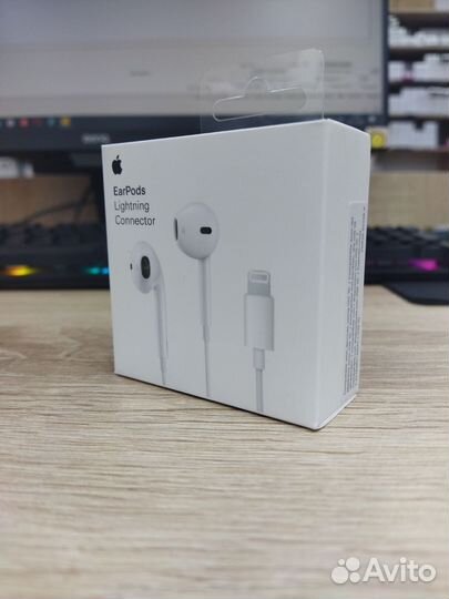 Наушники apple earpods lightning оригинал