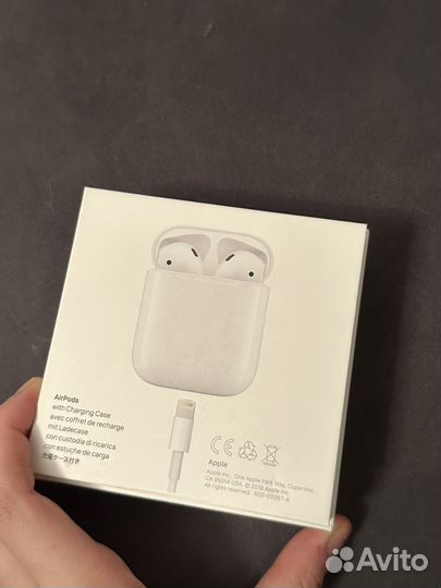 Беспроводные наушники apple airpods 2
