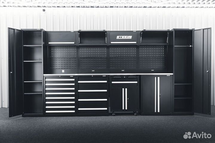 Набор Слесарных стеллажей. Для гаража Арт. YZN