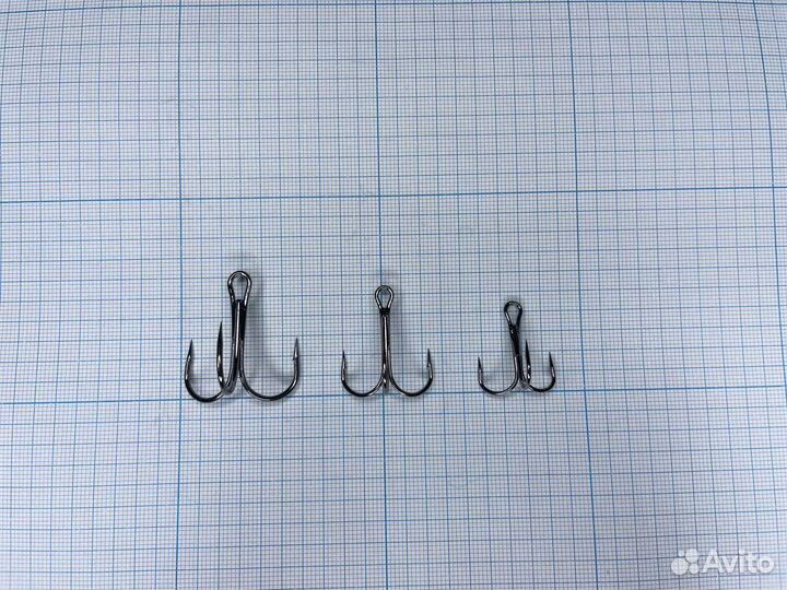 Крючки тройники, тройникопт от 100 шт