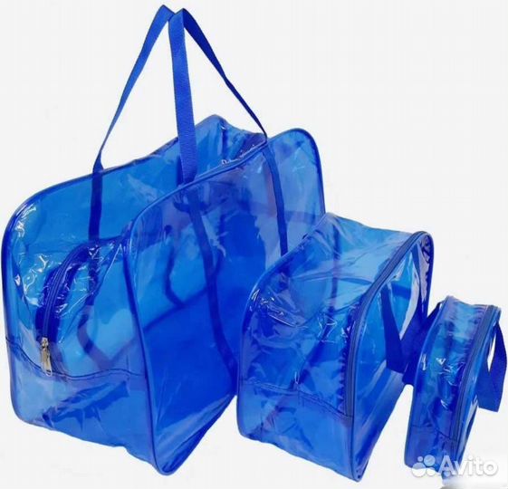 Сумки в роддом, комплект из 3-х сумок