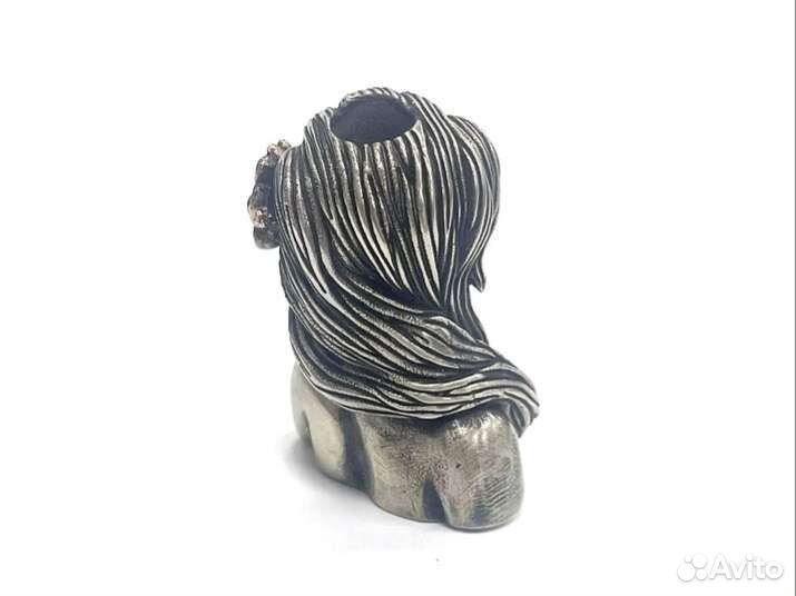 Темлячная бусина мексиканская Катрина