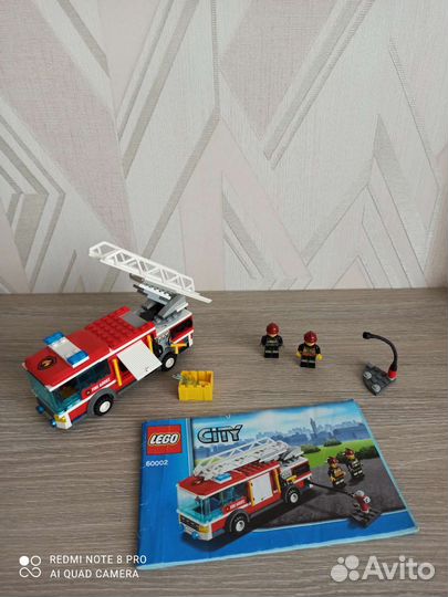 Lego City 60002. Пожарная машина