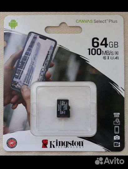 Карта памяти kingston 64 Гб
