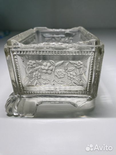 Шкатулка чайница стекло аникварное в реставрацию