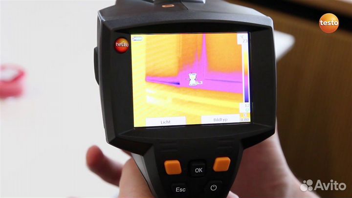 Прокат аренда профессионального тепловизора testo