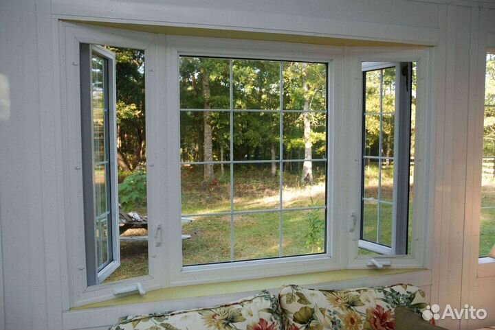 Окна пластиковые не б/у