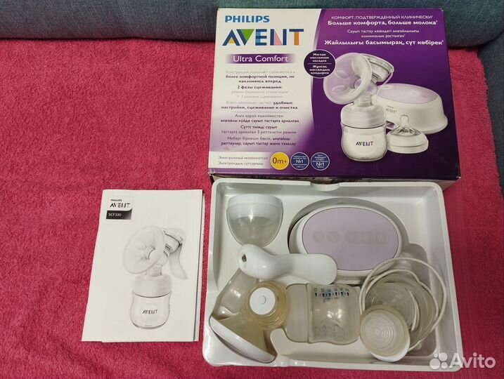 Молокоотсос avent электрический