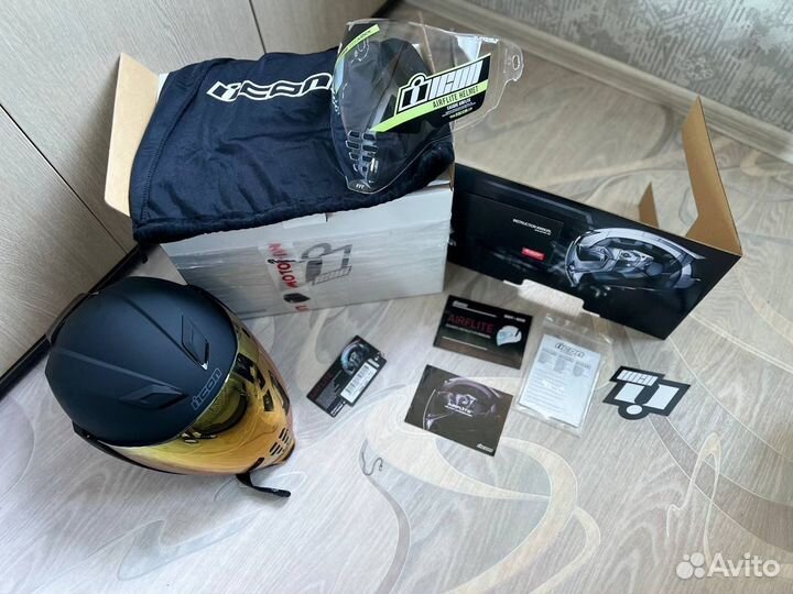 Мотошлем icon airflite новый