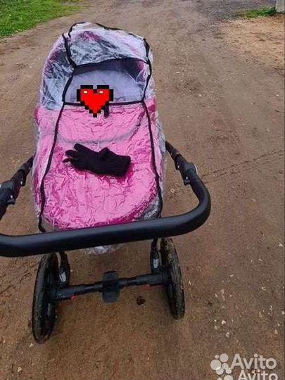 Коляска 2 в 1 riko с доп. акссесуарами и смесью