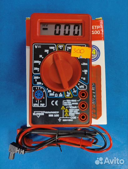 Мультиметр Elitech мм 100